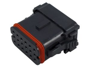 DT16-18SC-K004 DT 18 Way Black, Enhanced Seal Retention, End Cap Plug ...