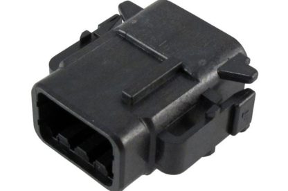 DTM06-08SA-EE04 Deutsch DTM Series 8 Way Black Plug with Shrink Boot Adapter, A Key