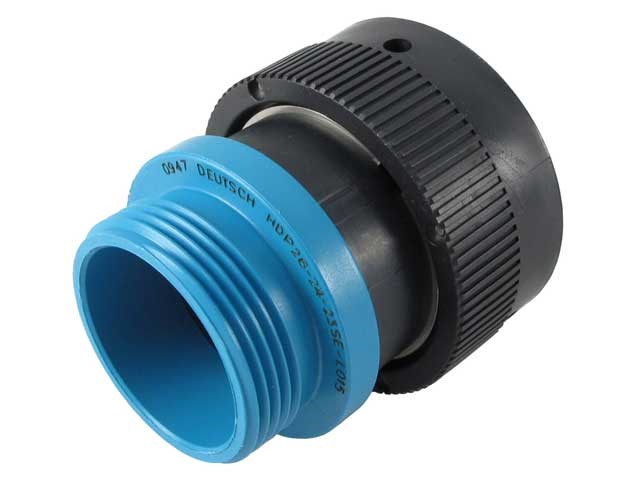 HDP26-24-23SE-L015 Deutsch HDP20 Series Plug, 24 Shell, 23 Way, Black ...